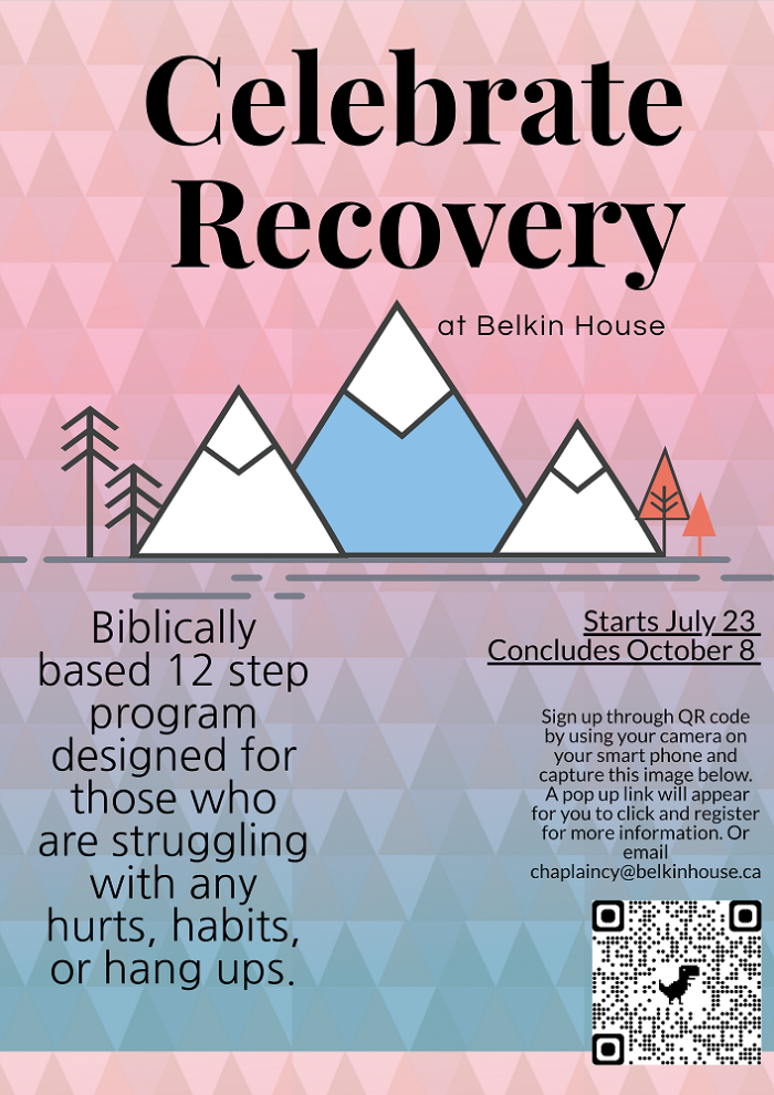 The Salvation Army Belkin House Celebrate Recovery